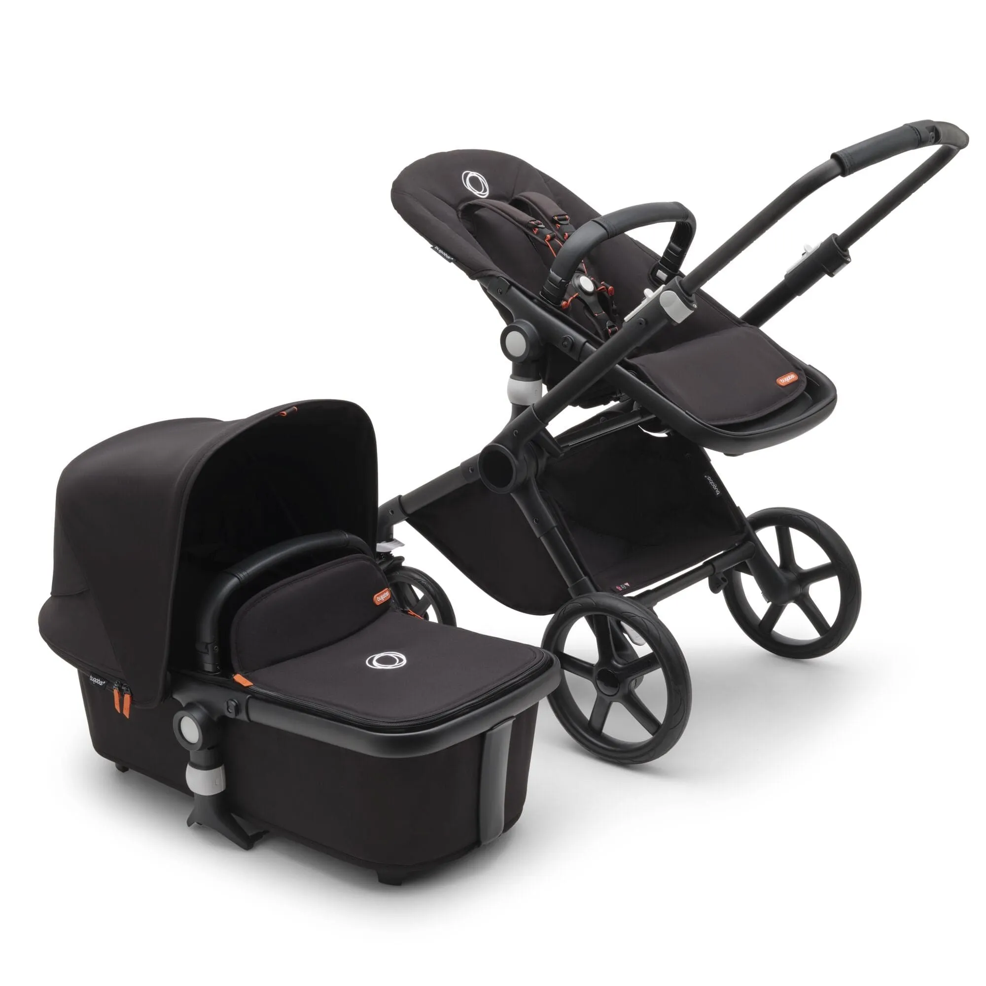 Bugaboo Fox Cub Cabriofix i-Size Travel System - Black/Midnight Black