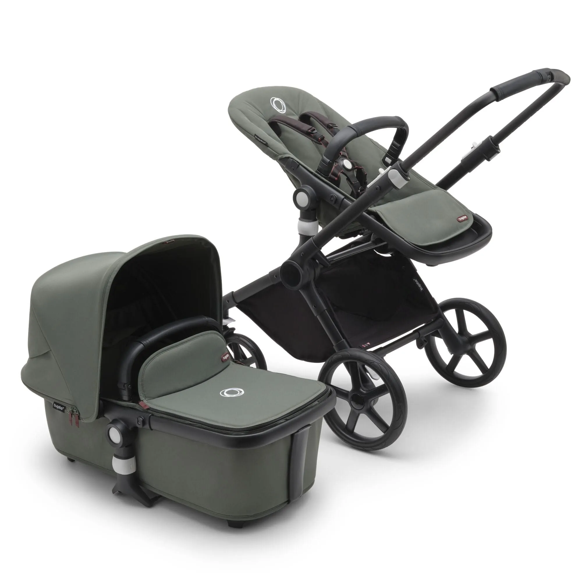Bugaboo Fox Cub Complete - Black/Forest Green