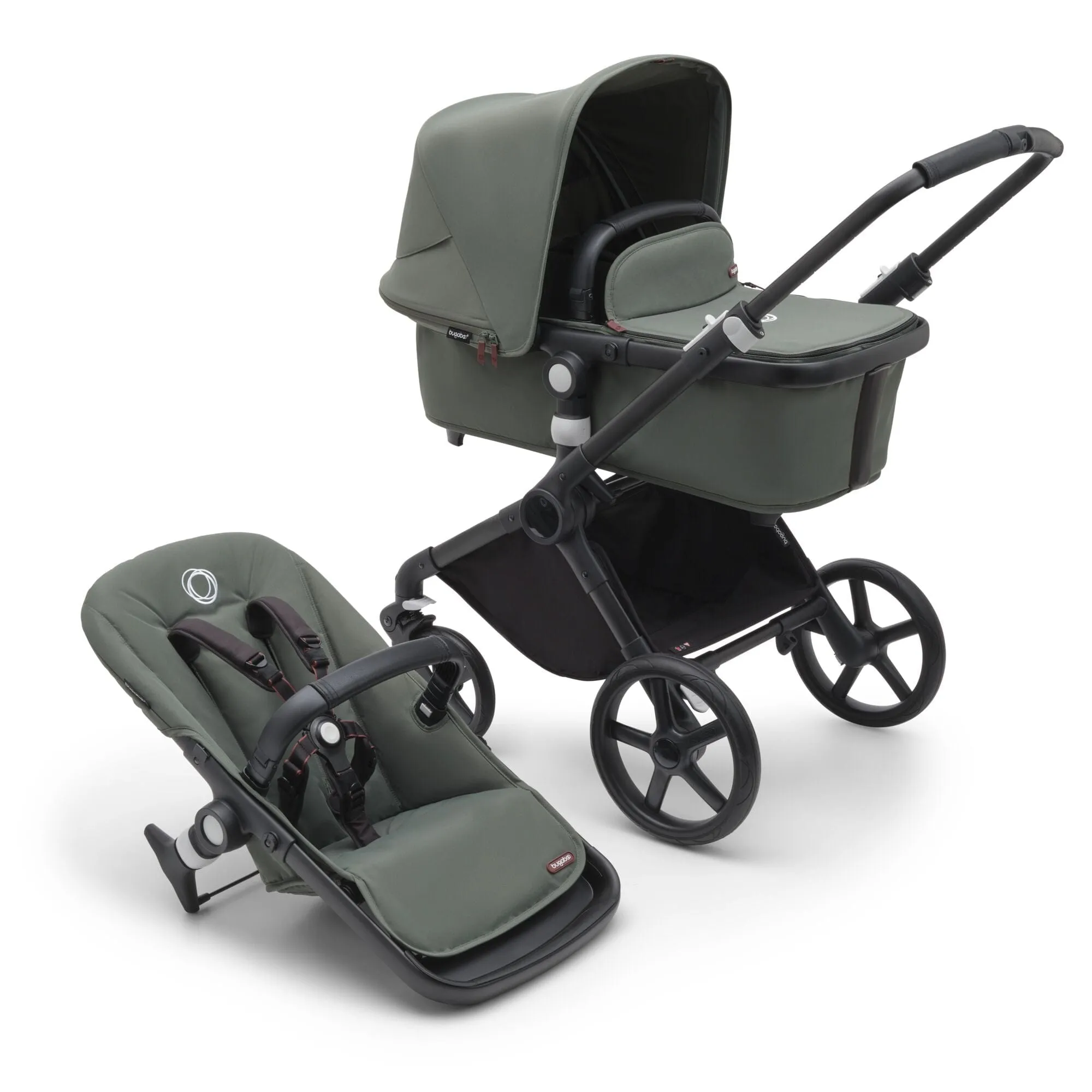 Bugaboo Fox Cub Complete - Black/Forest Green