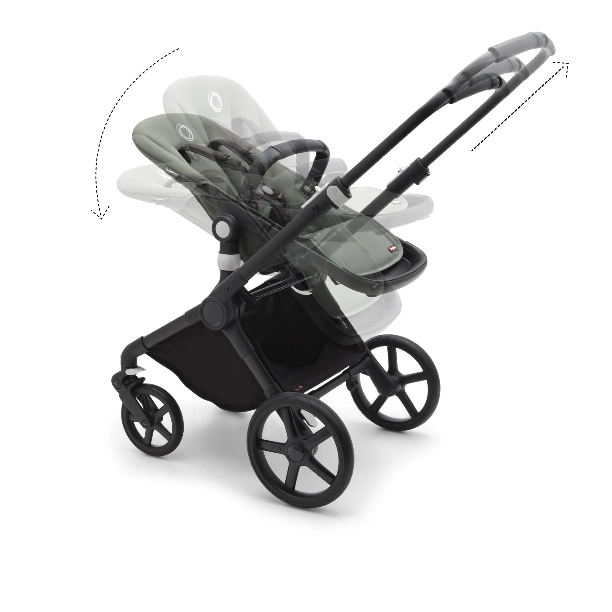Bugaboo Fox Cub Complete - Black/Forest Green