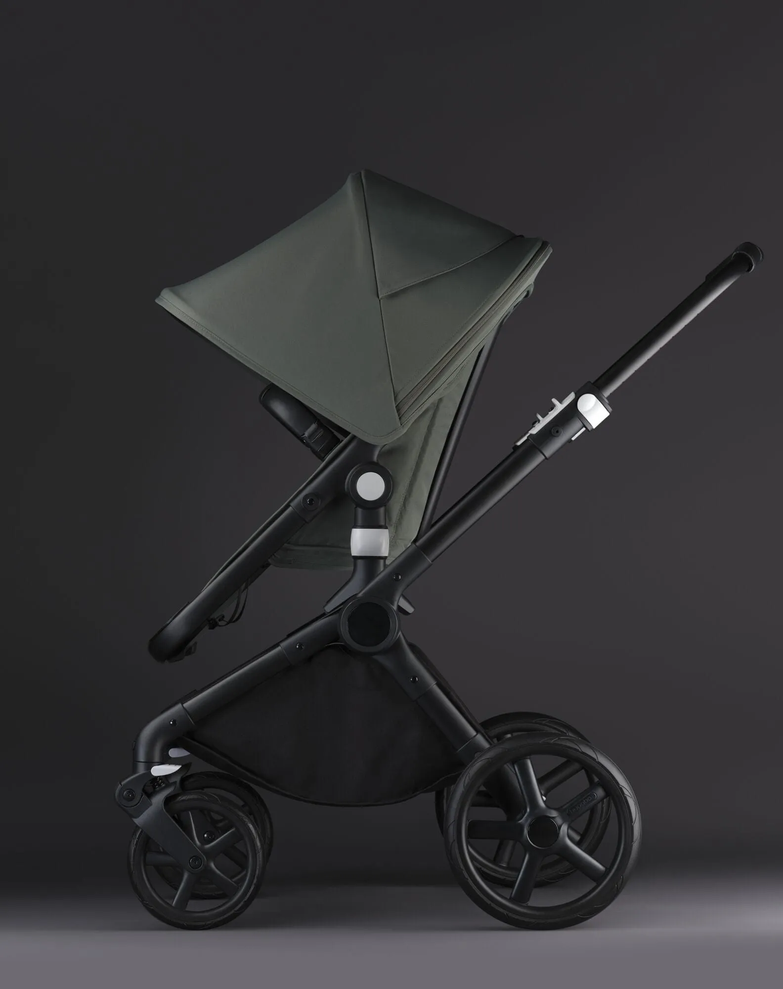Bugaboo Fox Cub Pebble 360 PRO2 Travel System - Black/Forest Green