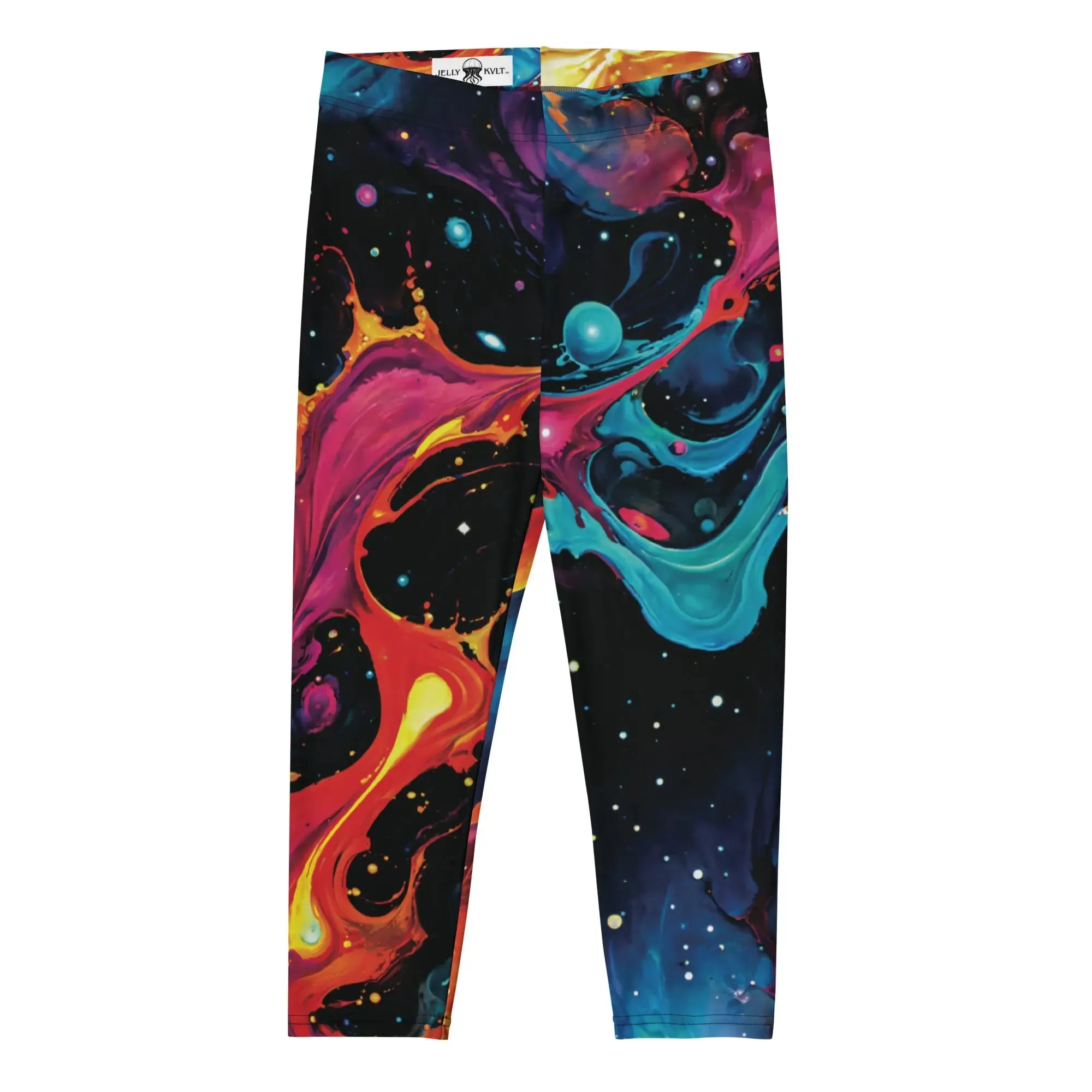 Capri Leggings - Astral Tempest