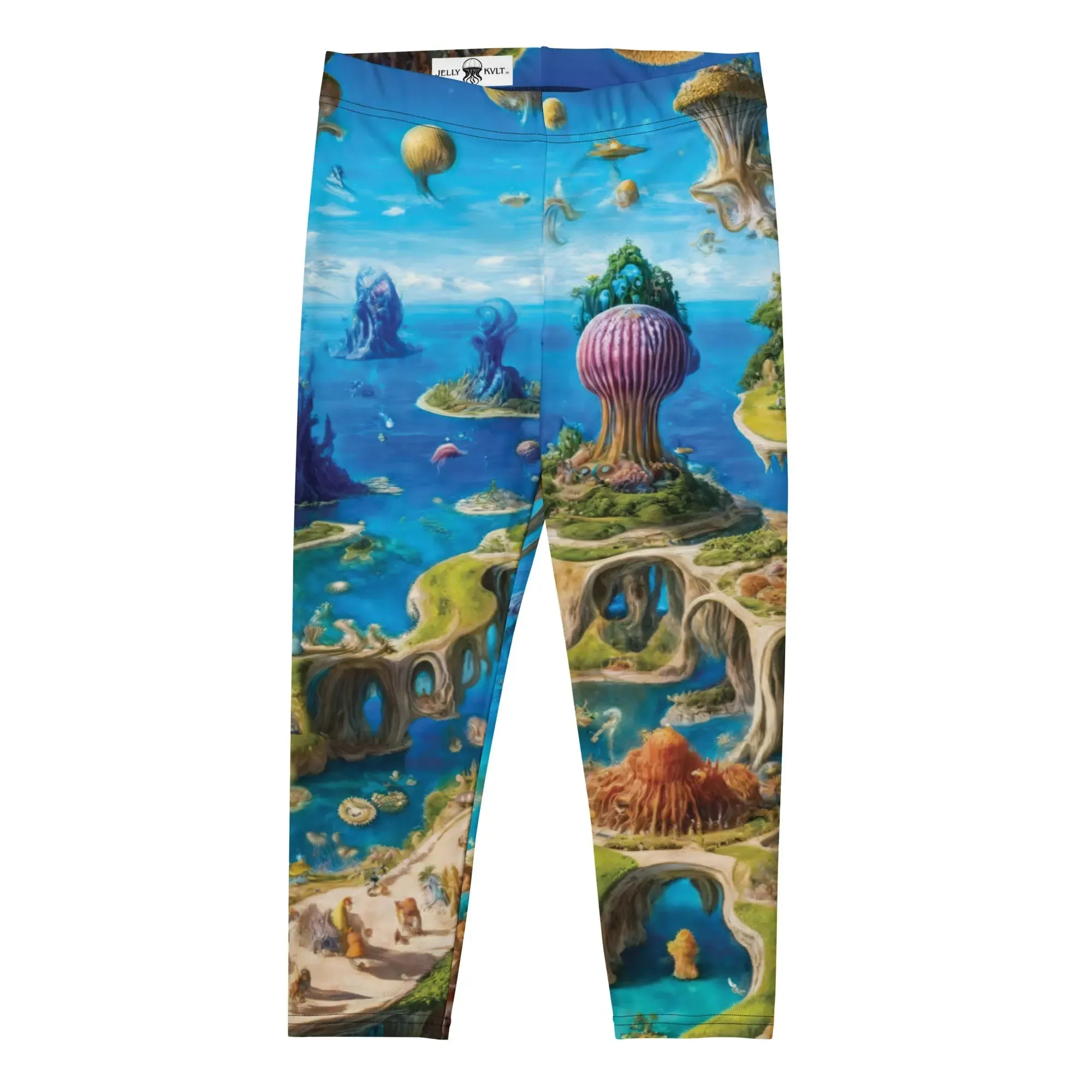 Capri Leggings - Fantasia Lagoon