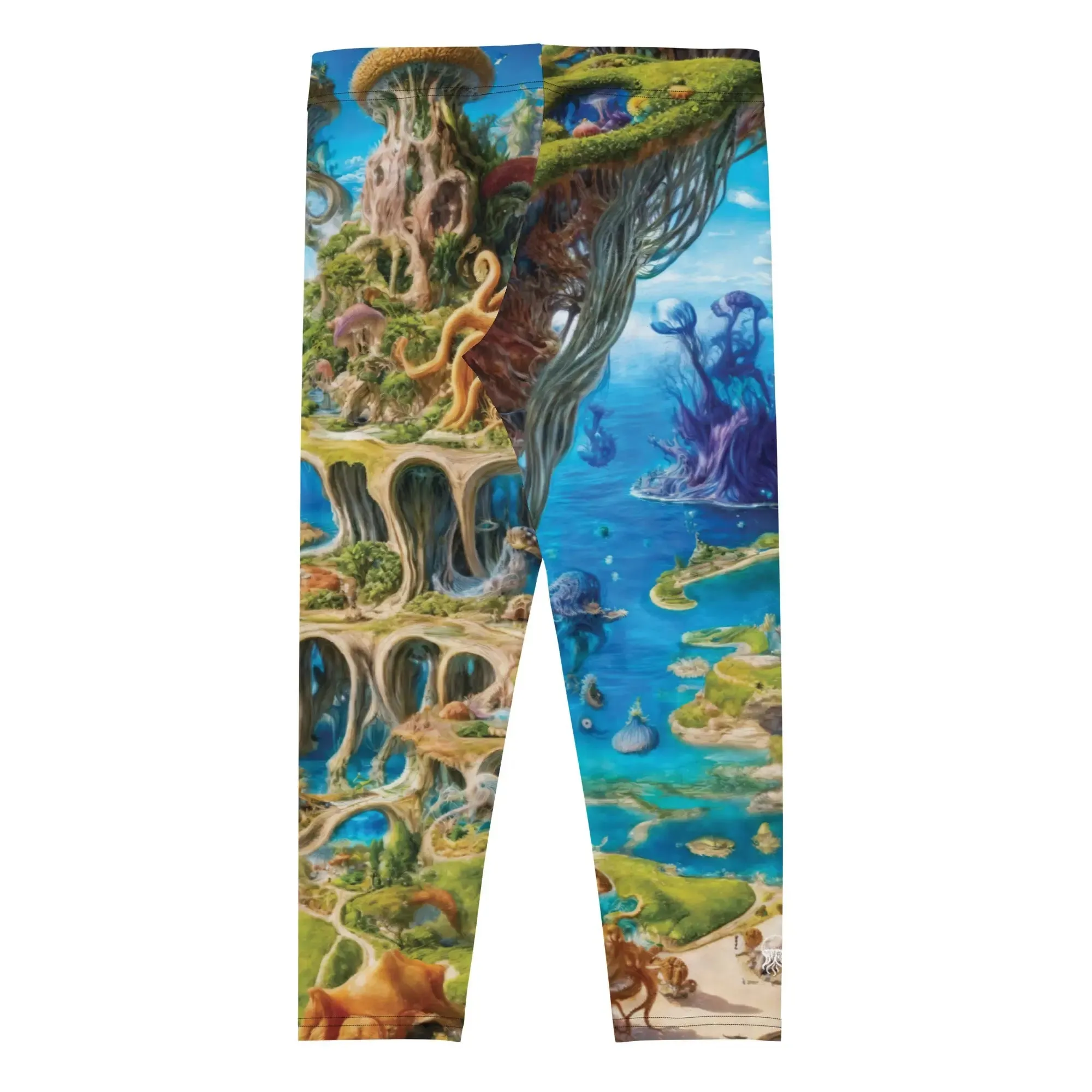 Capri Leggings - Fantasia Lagoon