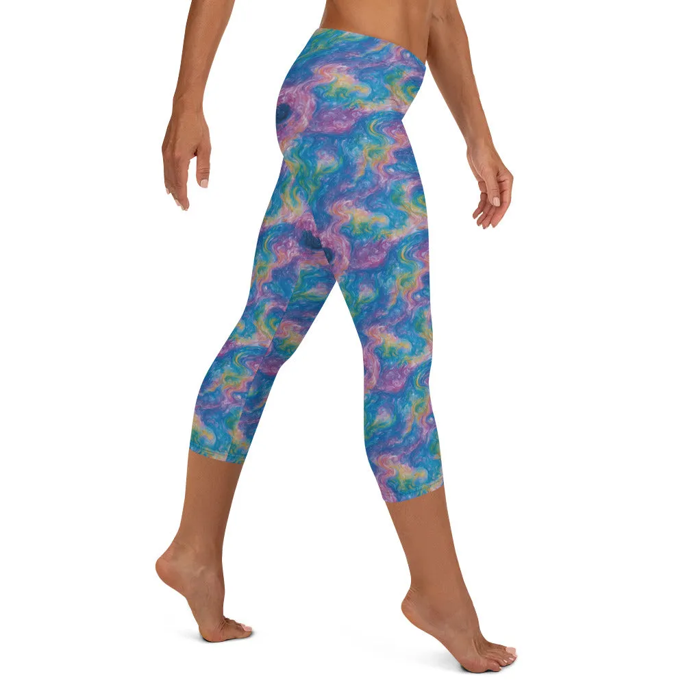 Capri Leggings - Quantum Drift