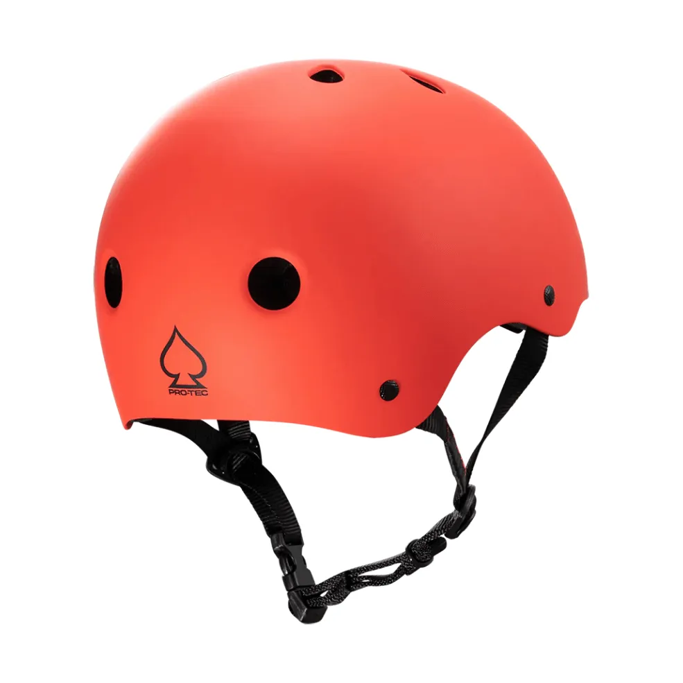 Classic Skate Helmet - Matte Bright Red