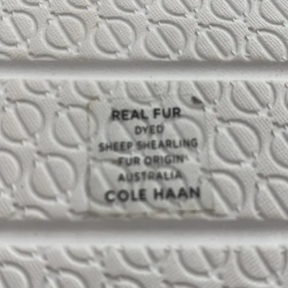 Cole Haan Zerogrand dweller slip on sheep shearling fur and suede size 9 mens