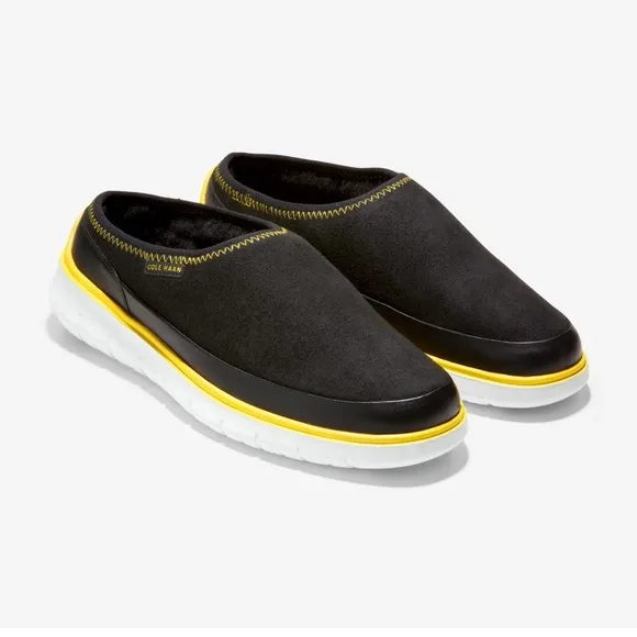 Cole Haan Zerogrand dweller slip on sheep shearling fur and suede size 9 mens