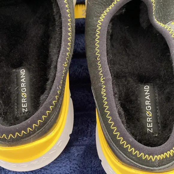 Cole Haan Zerogrand dweller slip on sheep shearling fur and suede size 9 mens