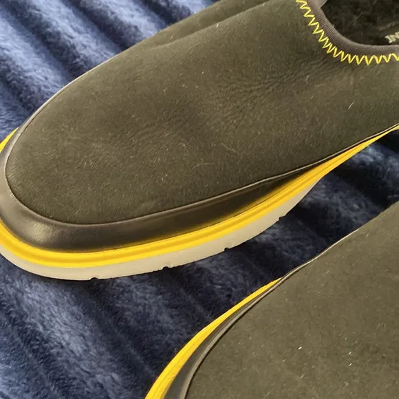 Cole Haan Zerogrand dweller slip on sheep shearling fur and suede size 9 mens