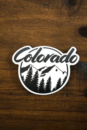 Colorado Mountain Sticker
