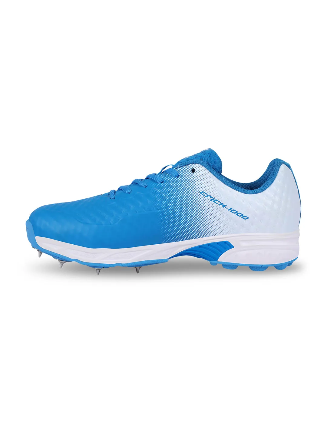 Crick-1000 (Batting) Cricket Shoes For Men Blue/White