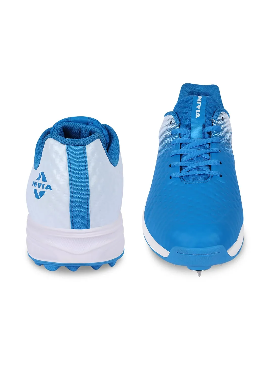 Crick-1000 (Batting) Cricket Shoes For Men Blue/White