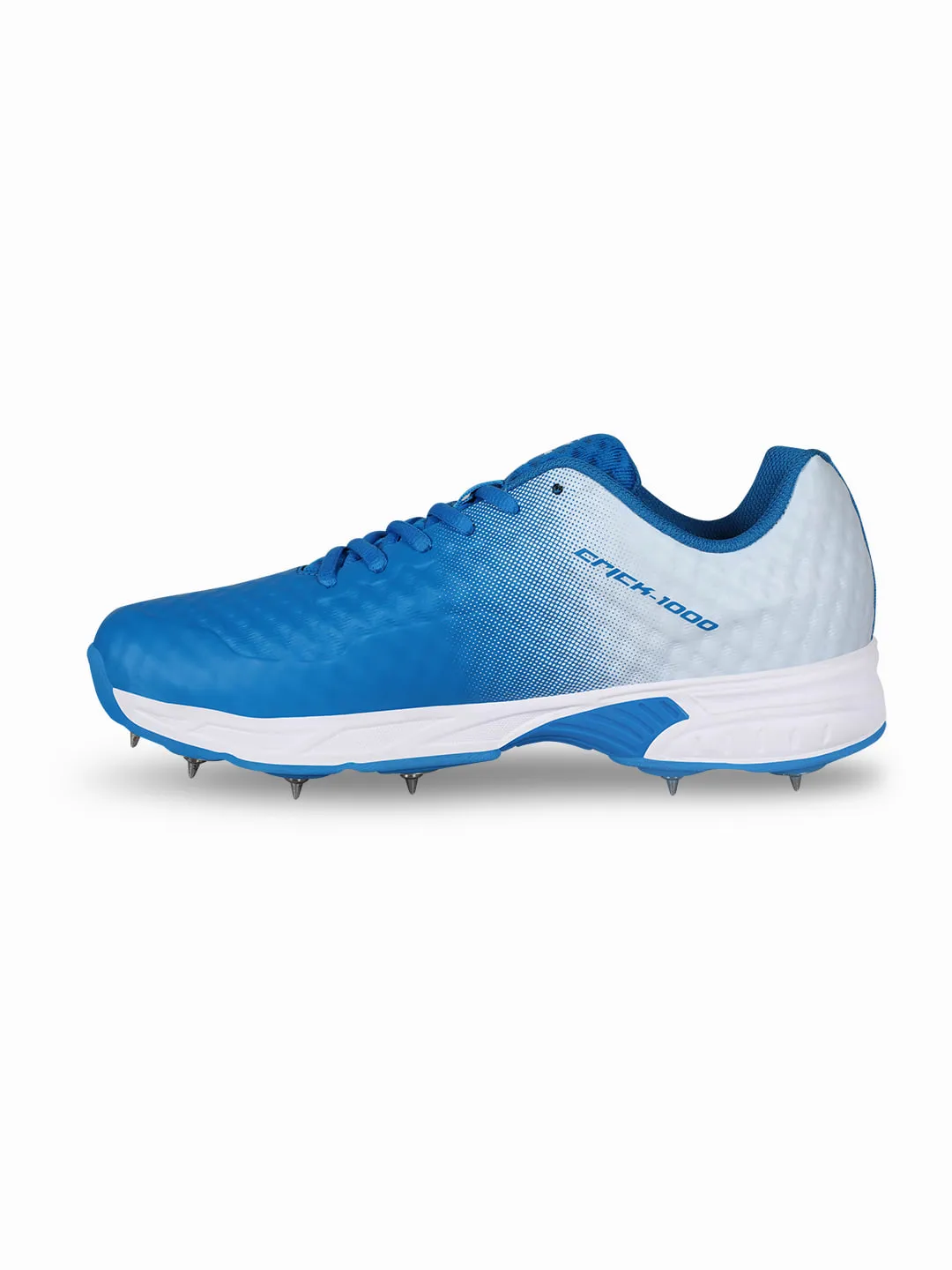 Crick-1000 (Bowling) Cricket Shoes For Men Aster Blue/White