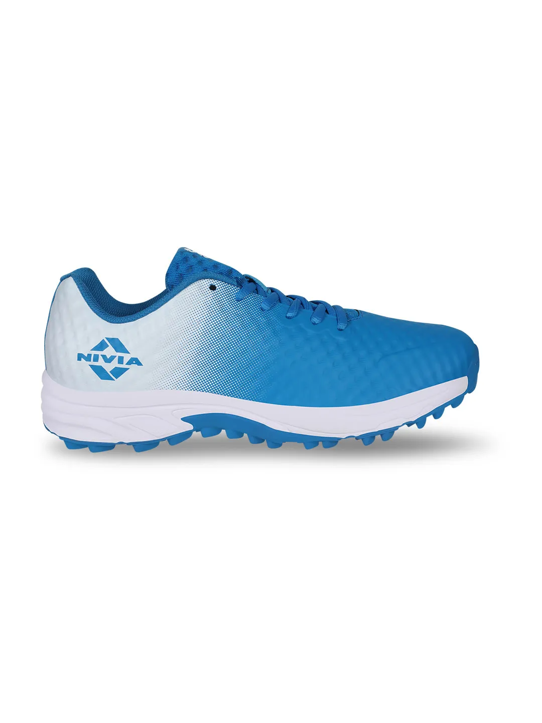 Crick 1000 Cricket Shoes For Men Aster Blue/White