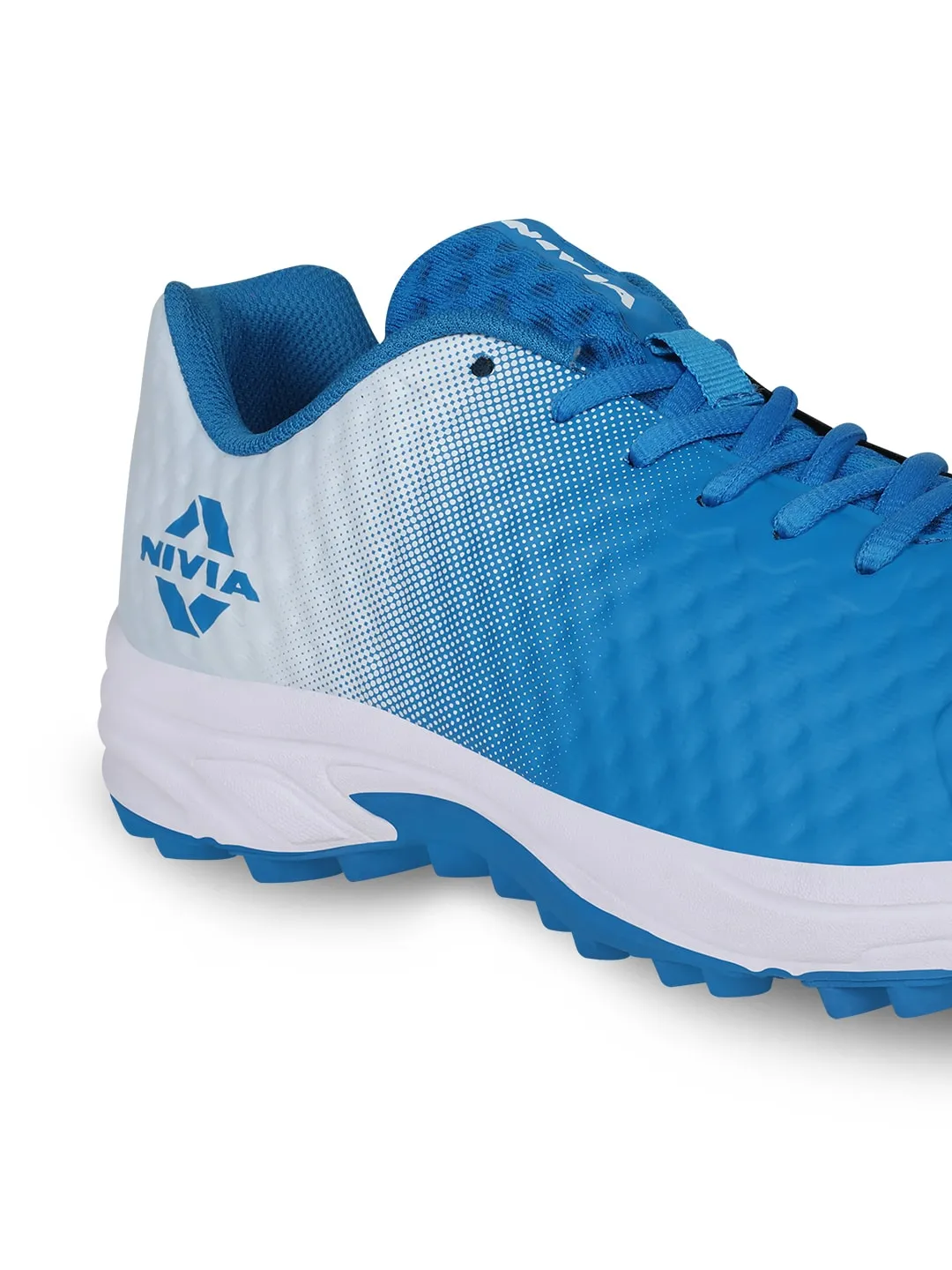 Crick 1000 Cricket Shoes For Men Aster Blue/White