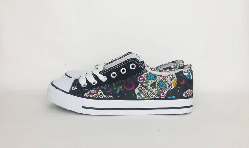 Day of the Dead Skulls women sneakers