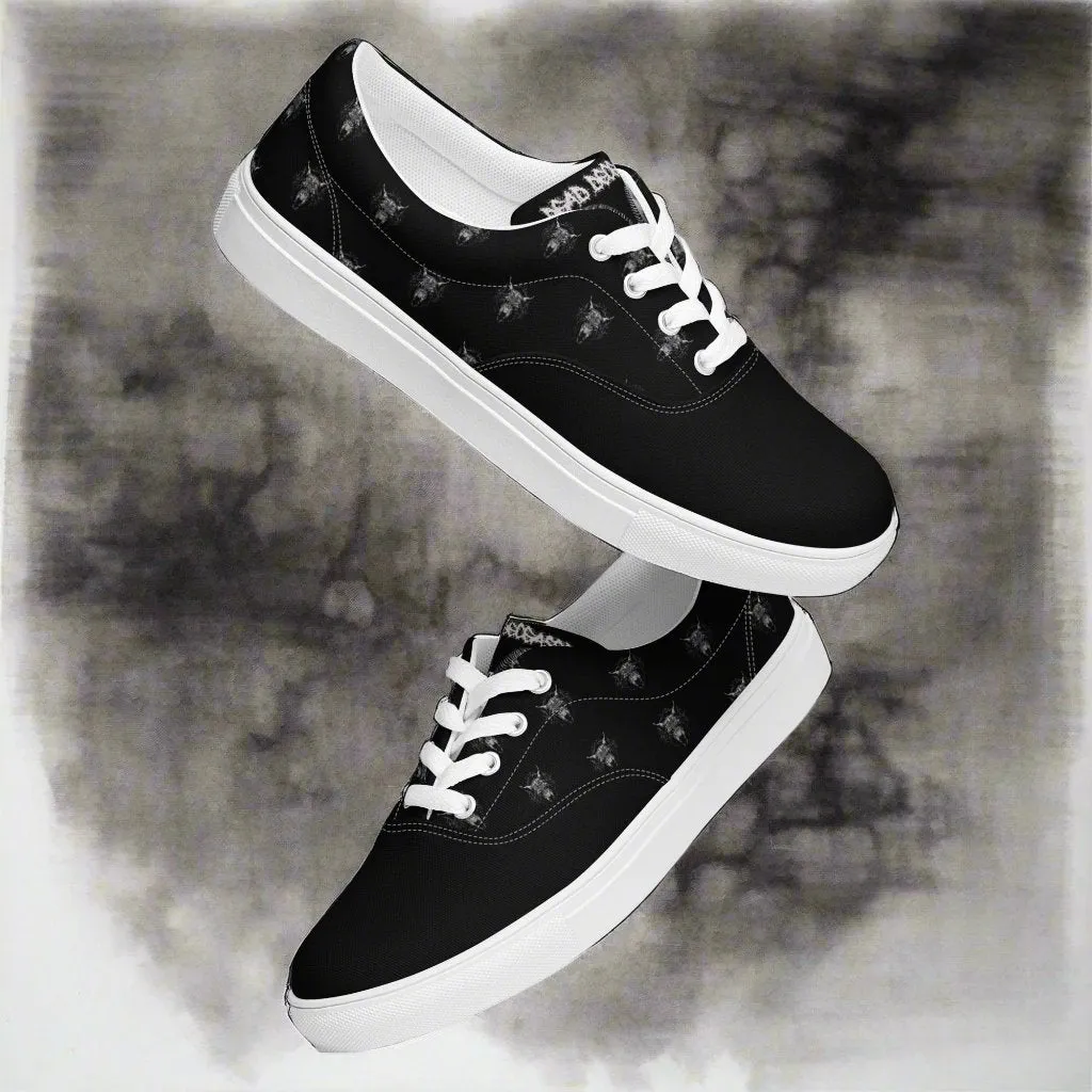 Dead Deceased Women’s lace-up canvas shoes - Free Delivery! Rock / Metal / Gothic Alternative - Alternative Apparel Only from Phase B Records.