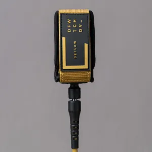 Deflow 6ft 7mm performance leash mustard