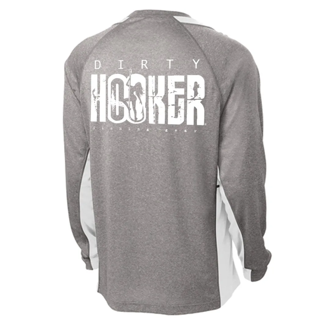Dirty Hooker Classic White Premium 2-Tone Dry Fit - Clearance