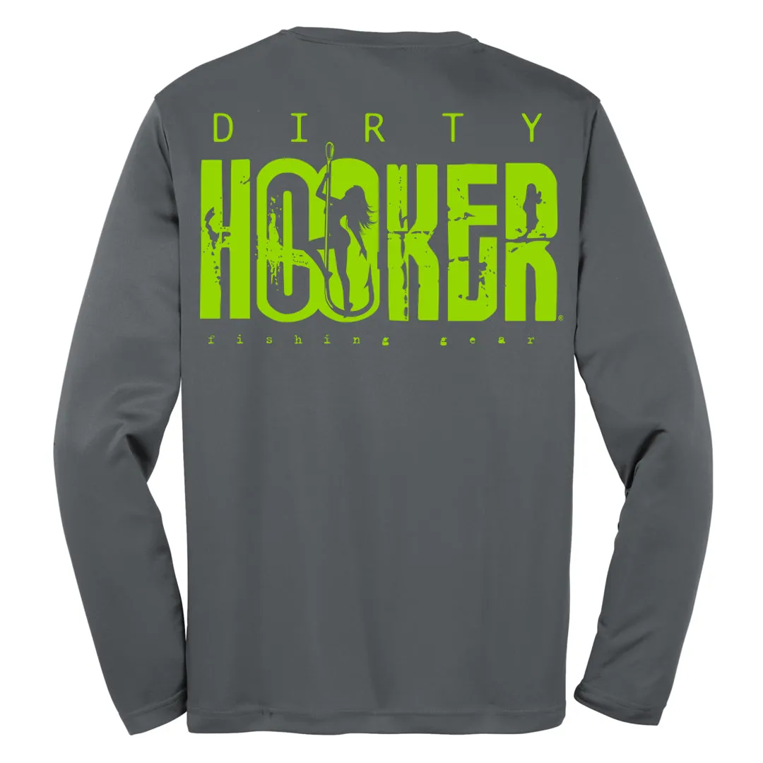 Dirty Hooker COMBO: Charcoal Dry Fit with Classic Green & Charcoal and Green Hat