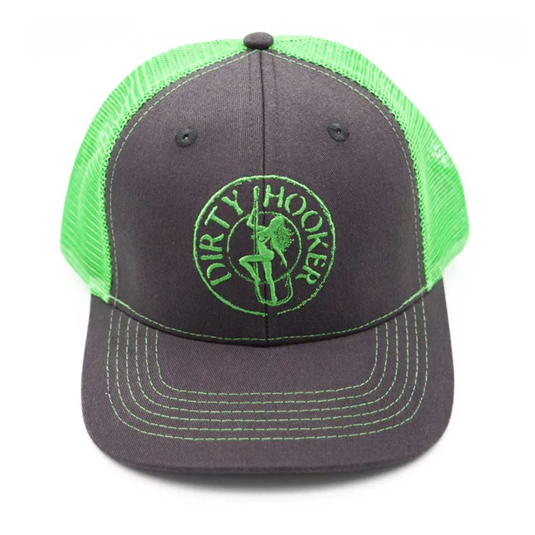 Dirty Hooker COMBO: Charcoal Dry Fit with Classic Green & Charcoal and Green Hat