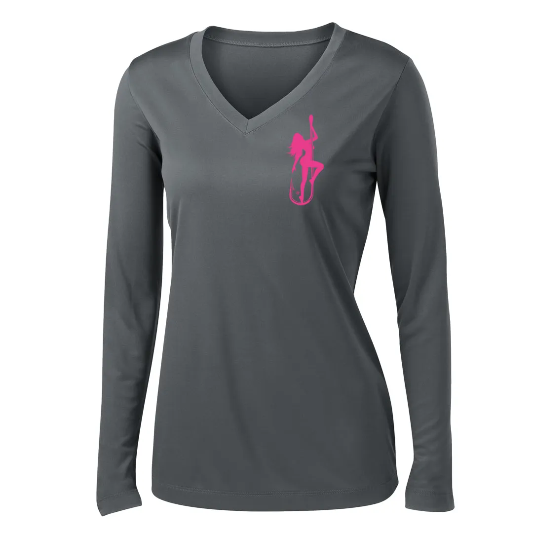 Dirty Hooker COMBO: Charcoal Ladies Dry Fit with Classic Pink & Charcoal and Pink Hat