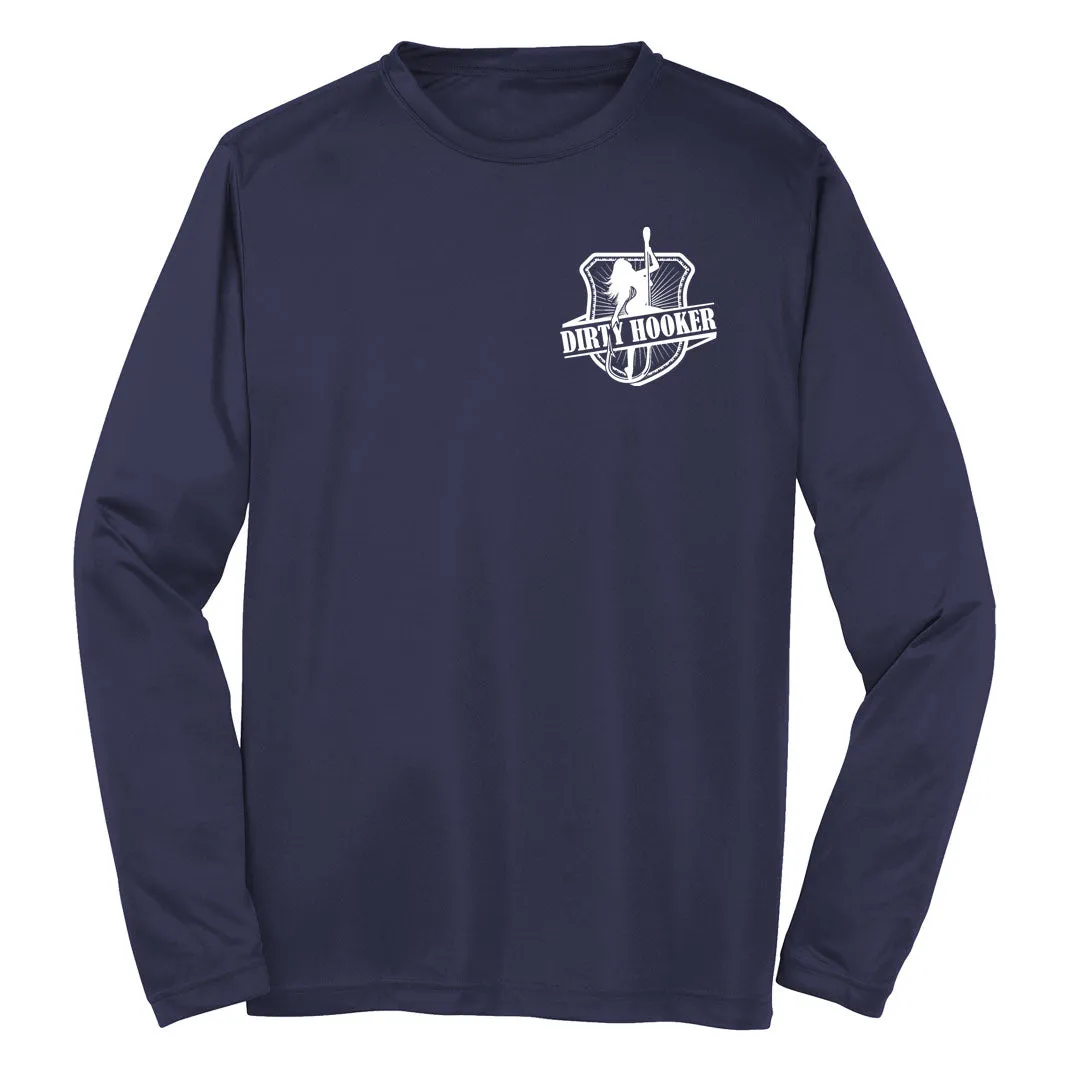 Dirty Hooker COMBO: Navy Dry Fit with DH Outlaw White & Premium Navy Hat