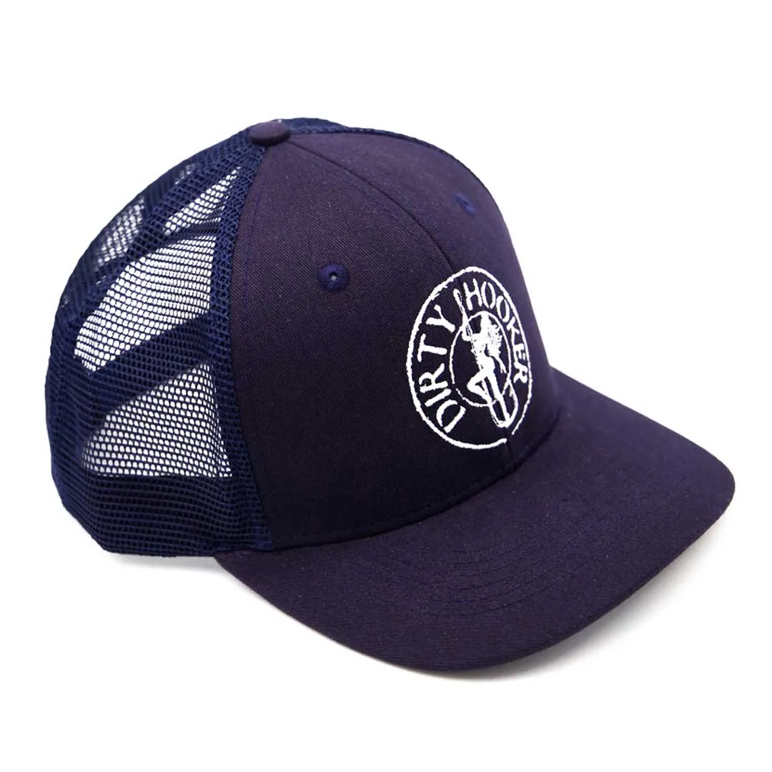 Dirty Hooker COMBO: Navy Dry Fit with DH Outlaw White & Premium Navy Hat