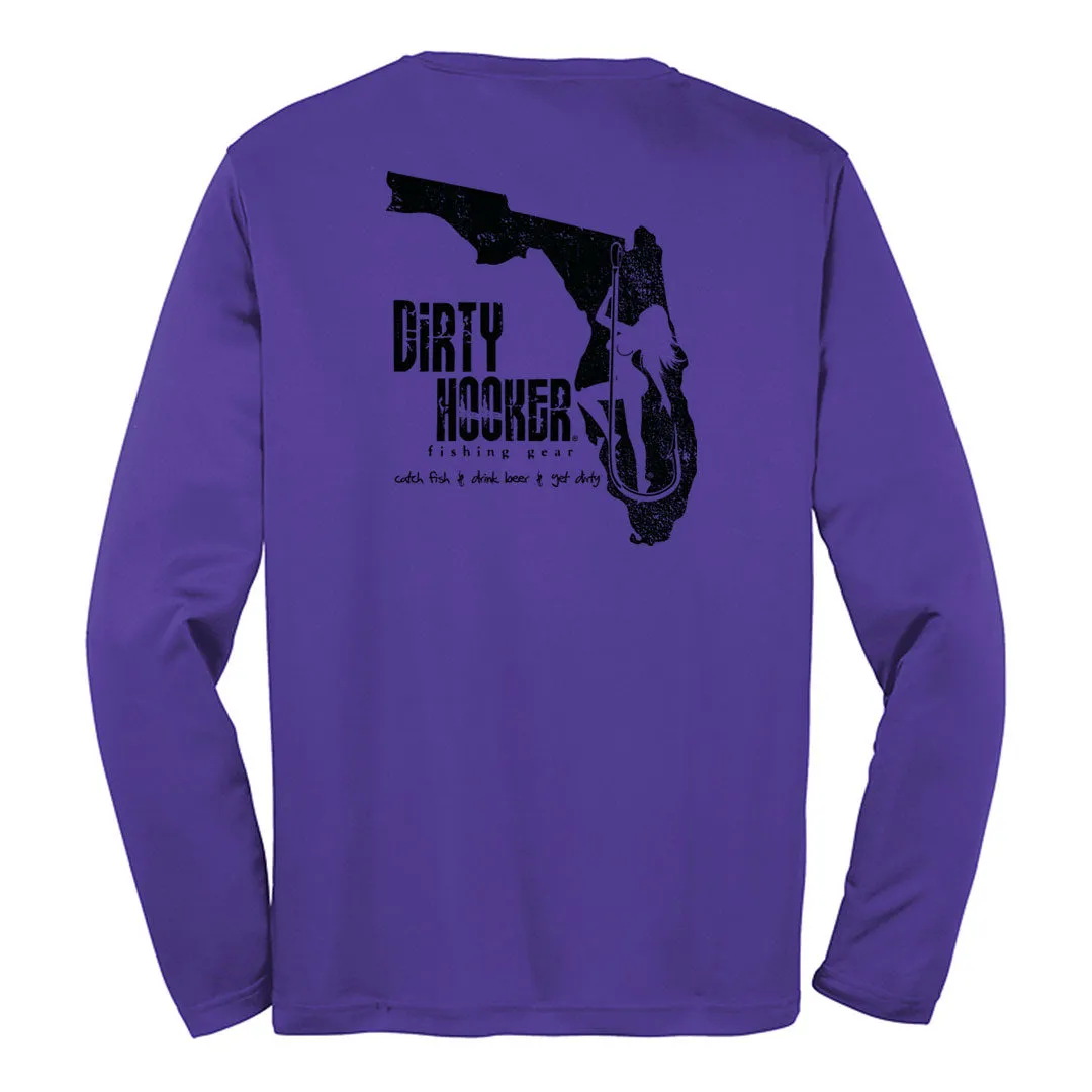 Dirty Hooker Florida Black Dry Fit