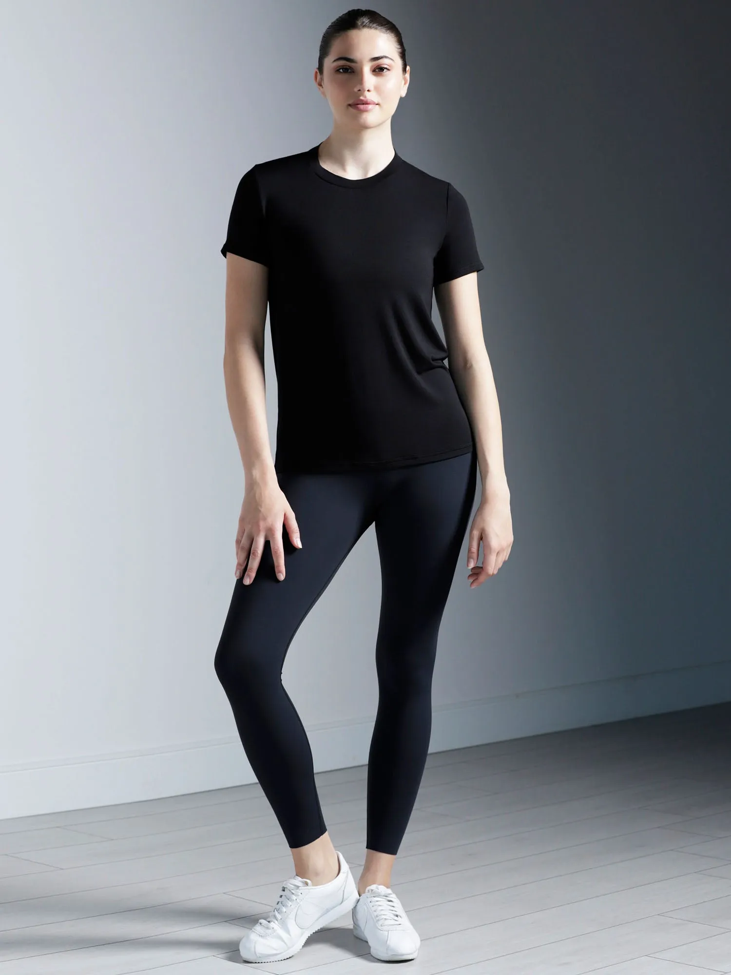 DRAPED BACK TEE