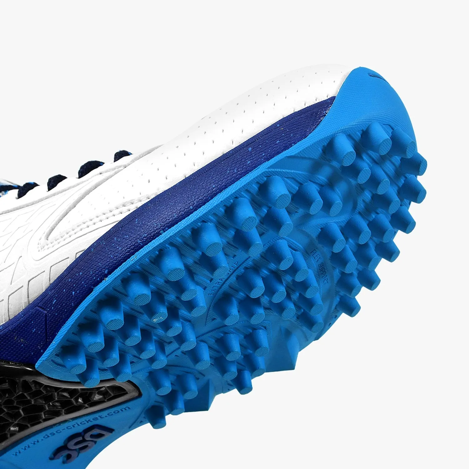 DSC Jaffa 22 Cricket Shoes - White/Blue
