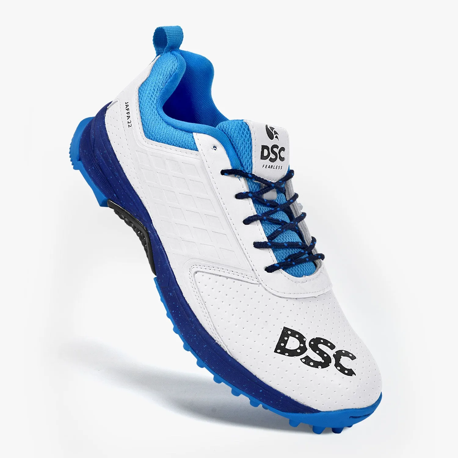 DSC Jaffa 22 Cricket Shoes - White/Blue