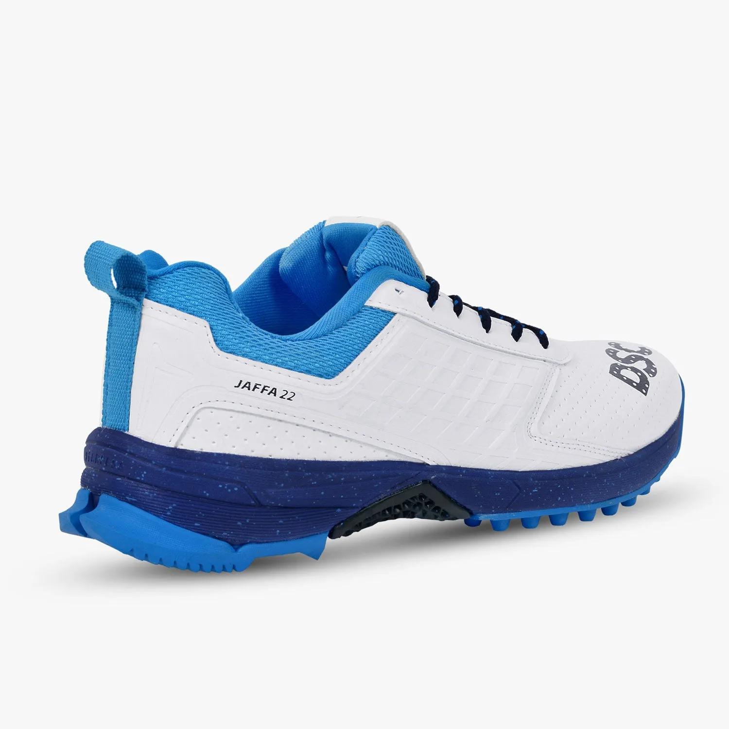 DSC Jaffa 22 Cricket Shoes - White/Blue