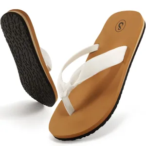 Ecetana Womens Flip Flops Comfortable Casual Summer Beach Thong Sandals Yoga Foam Insole
