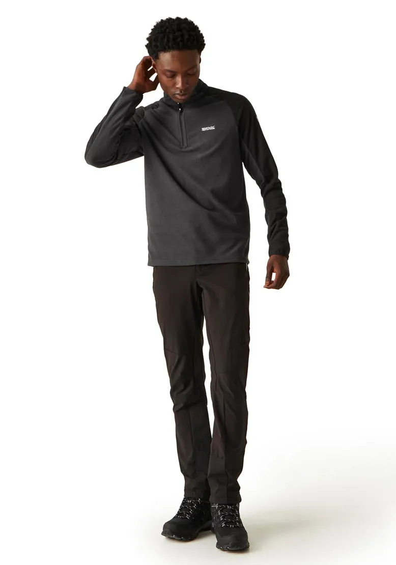 Elson Ii 1/4 Zip Fleece - Ash/black