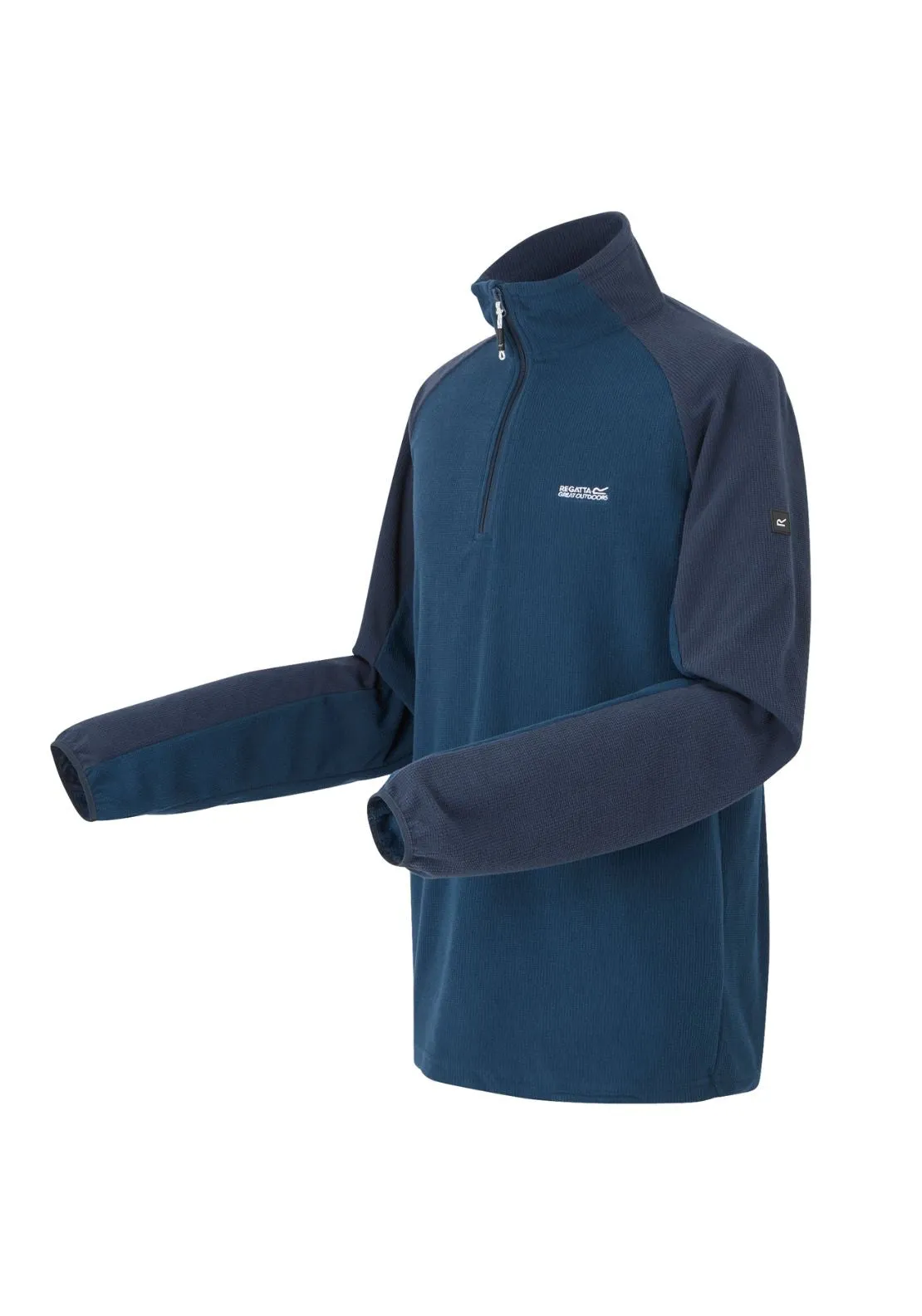 Elson Ii 1/4 Zip Fleece - Moonltdn/nvy