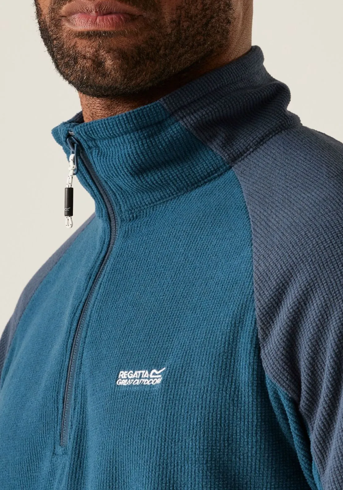 Elson Ii 1/4 Zip Fleece - Moonltdn/nvy