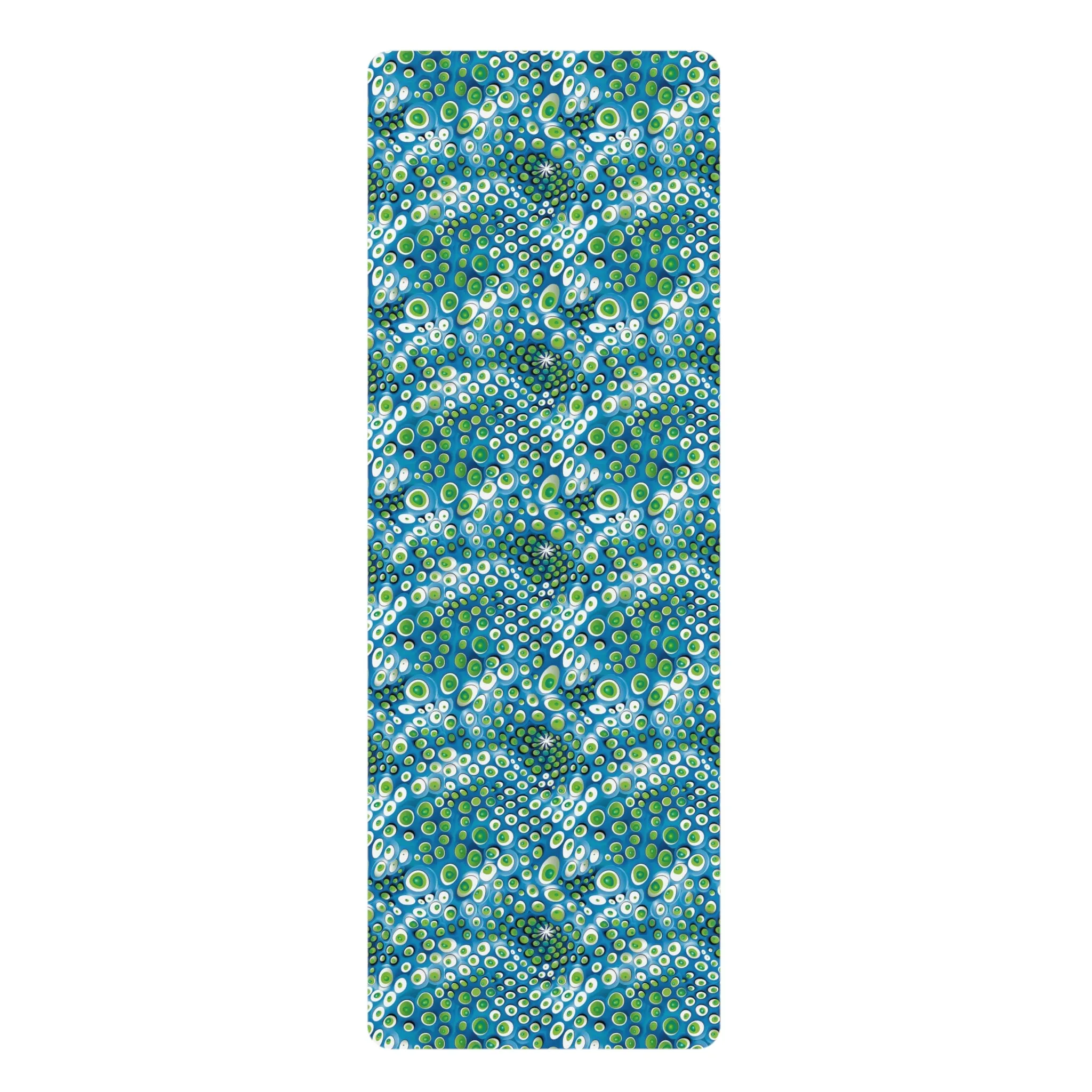 Embryonic Space Pods Rubber Yoga Mat - Unroll Serenity with Every Pose!