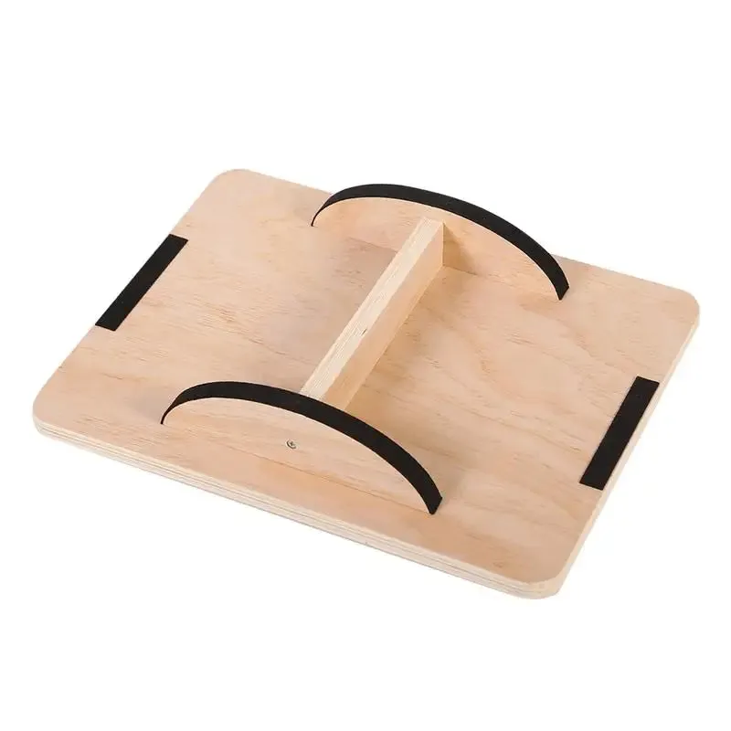 Enhance Your Core Strength and Balance with Our Wooden Yoga Balance Board!