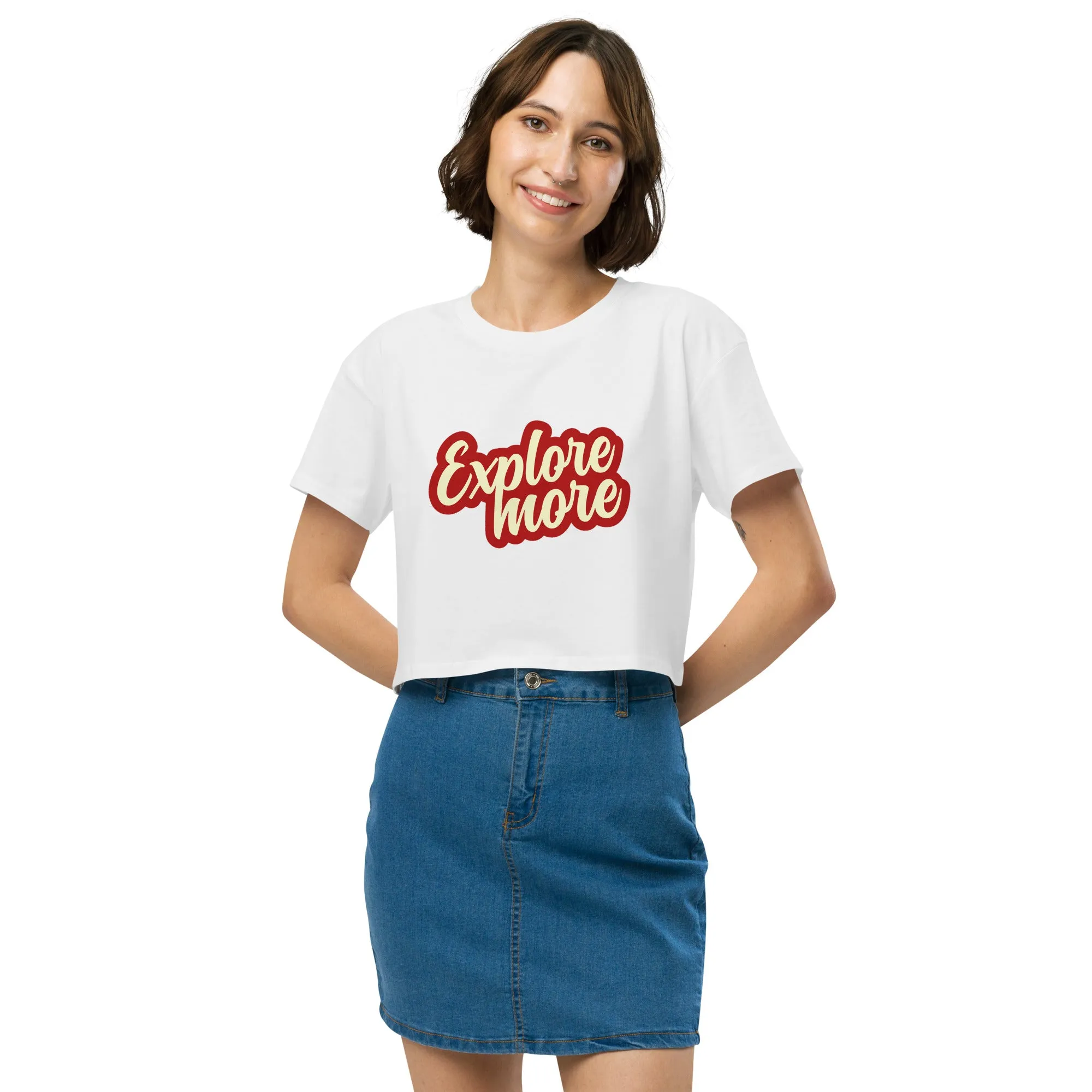 EXPLORE MORE CROP TOP