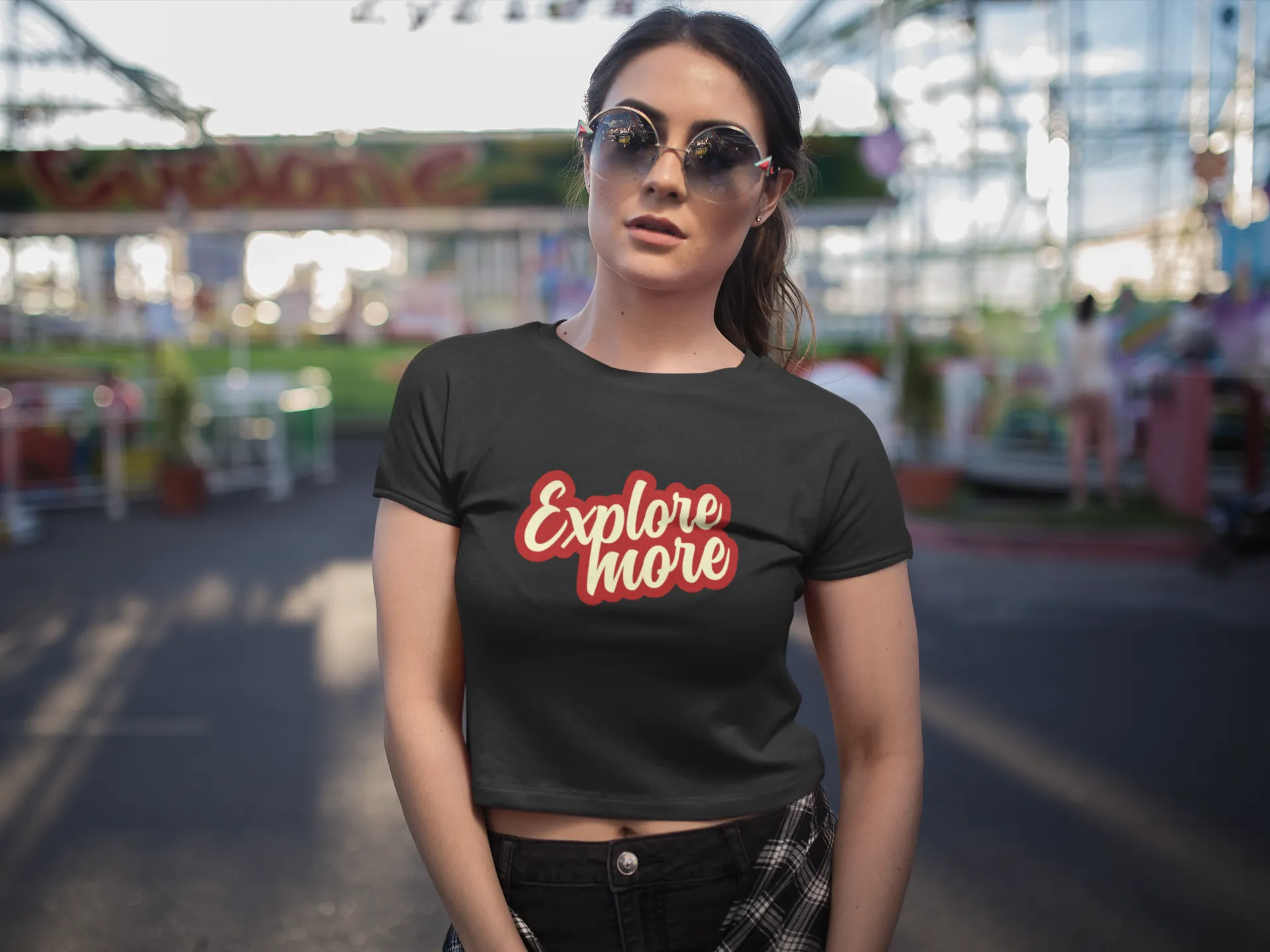 EXPLORE MORE CROP TOP