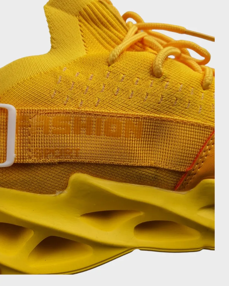 Fashion Yellow Sport Men Shoe