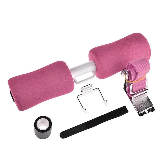 Fat Burning Portable Sit-up Home Fitness Tummy Bed Exerciser Belly Bodybuilding Bands Abdominal Training Set
