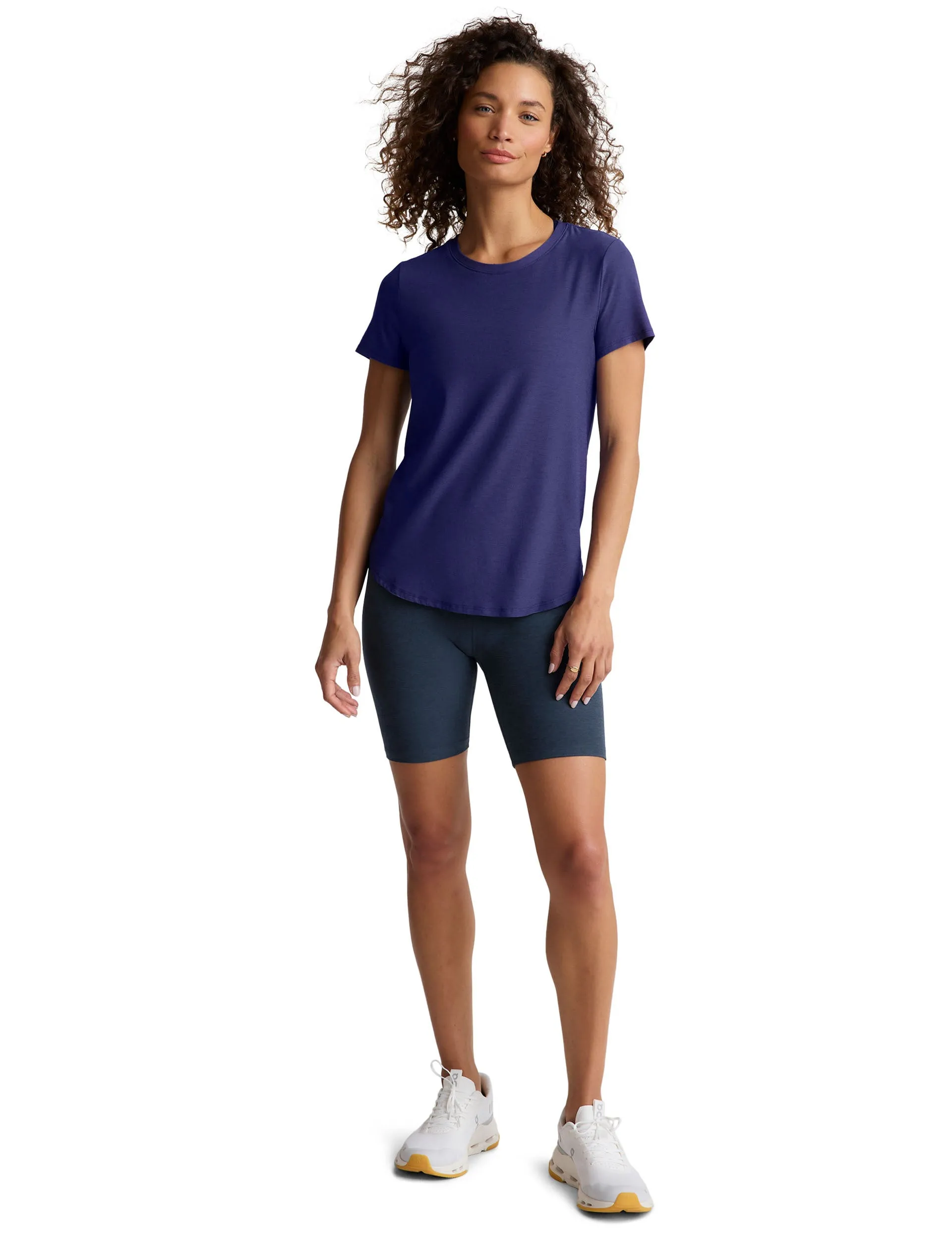 Featherweight on the Down Low Tee - Eternal Blue Heather