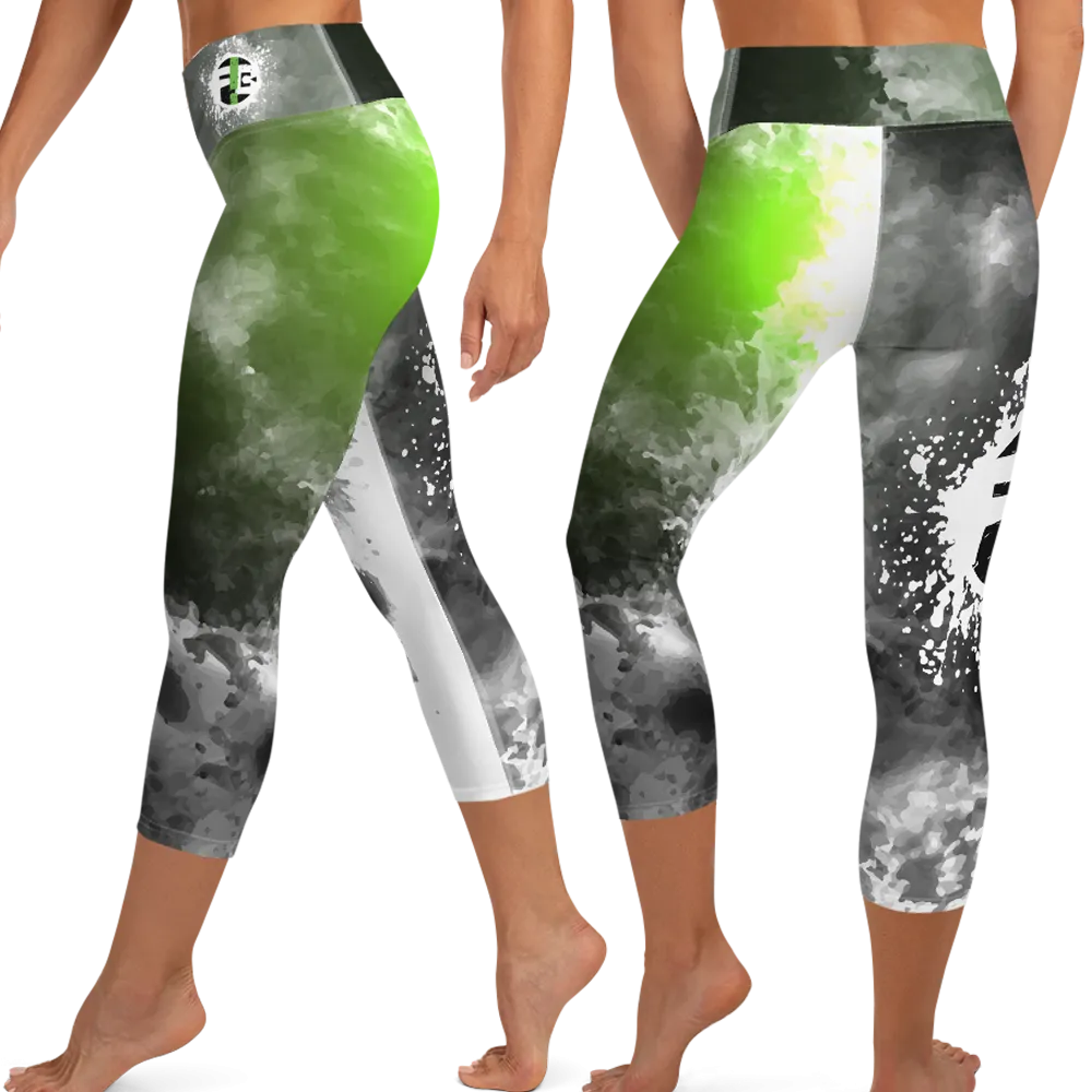 Fit Bitch - Yoga Capris - Smoke