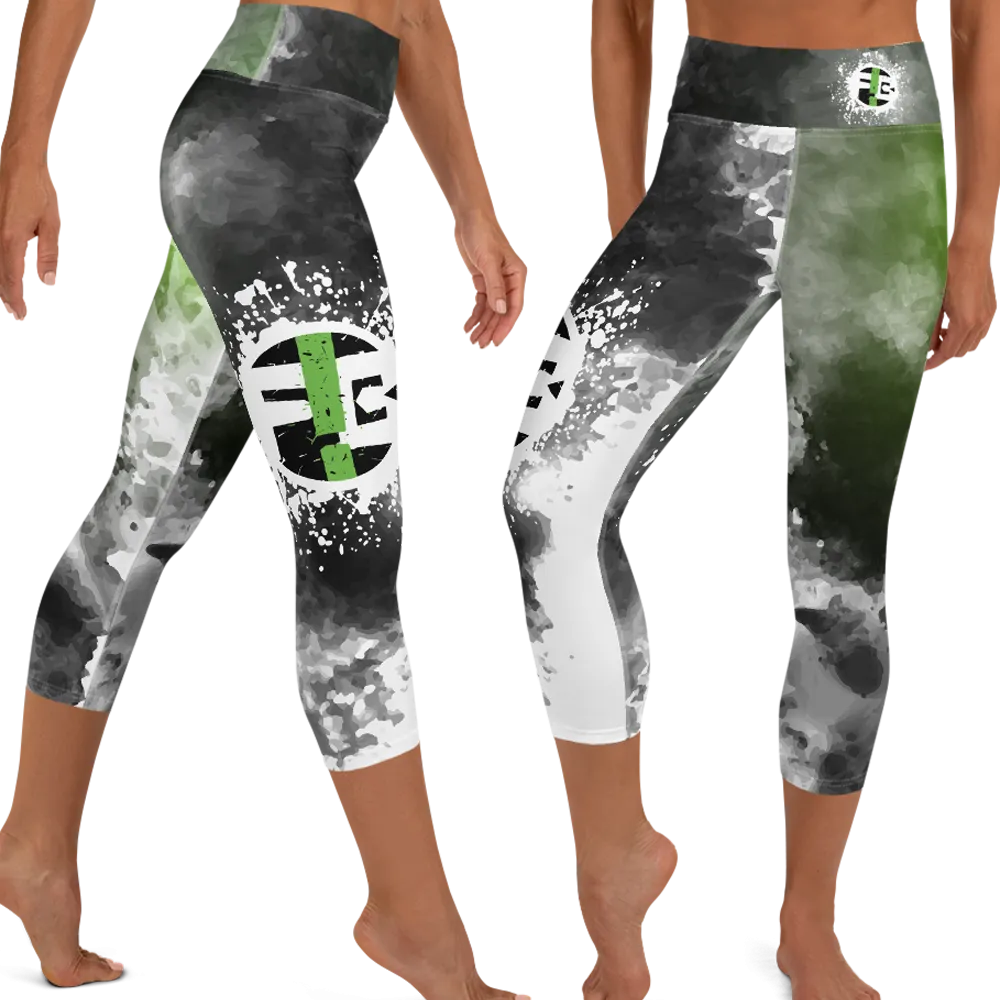 Fit Bitch - Yoga Capris - Smoke