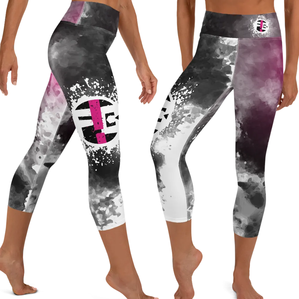 Fit Bitch - Yoga Capris - Smoke
