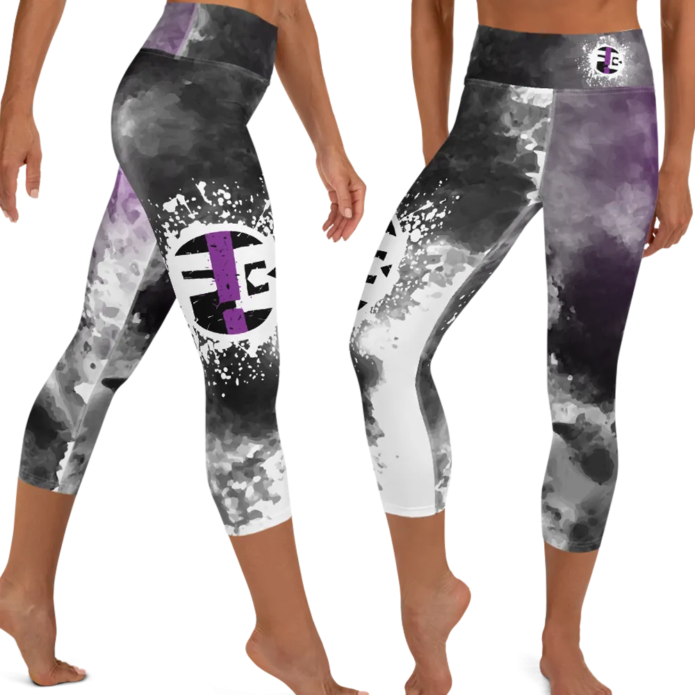Fit Bitch - Yoga Capris - Smoke