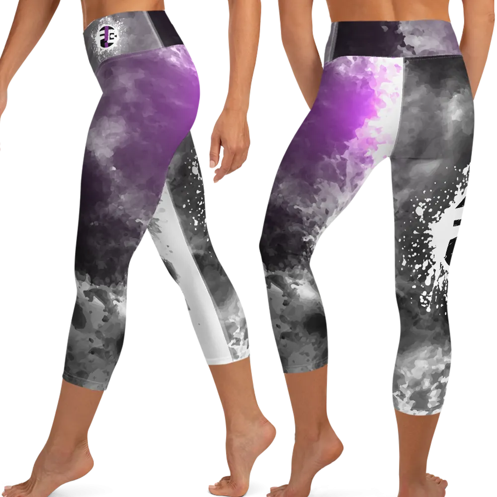 Fit Bitch - Yoga Capris - Smoke